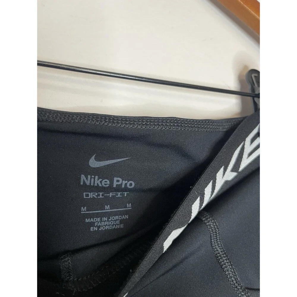 Nike Pro Dri Fit Womens Medium Black Active Shorts 3